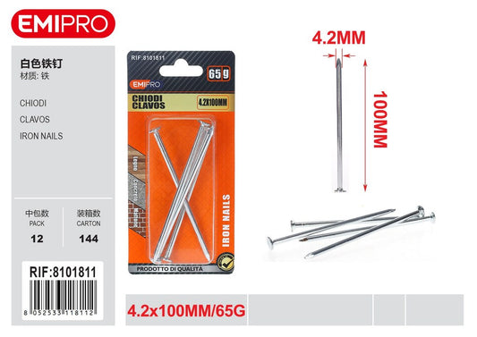 Chiodi 4.2*100mm 65G