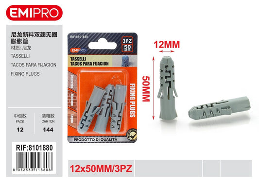 Tasselli D*12*50mm 3Pcs
