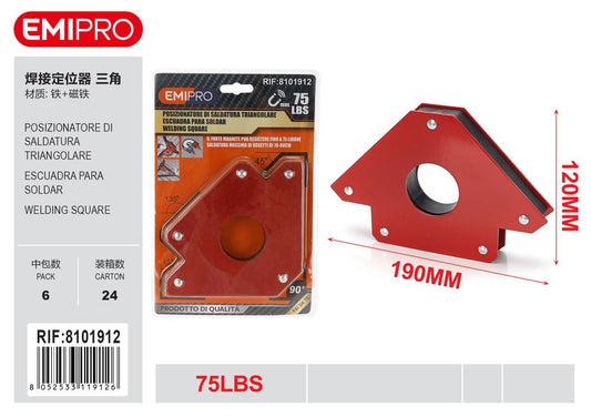 Posizionatore Di Saldatura Triangolare 75Lb