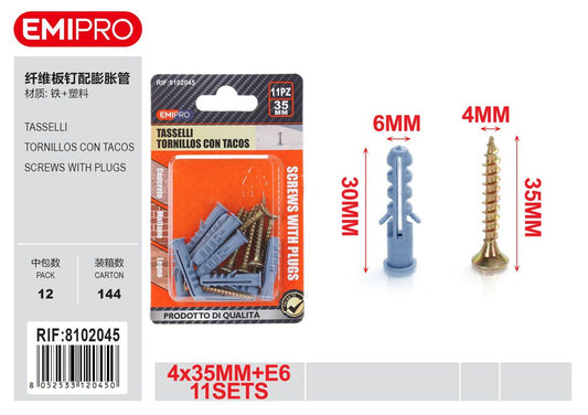 Tasselli 4*35 E6 11Sets