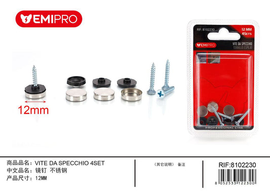 vite Da Specchio 12mm 4Set