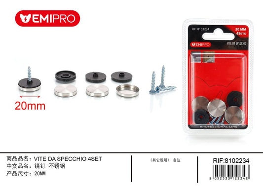 vite Da Specchio 20mm 4Set