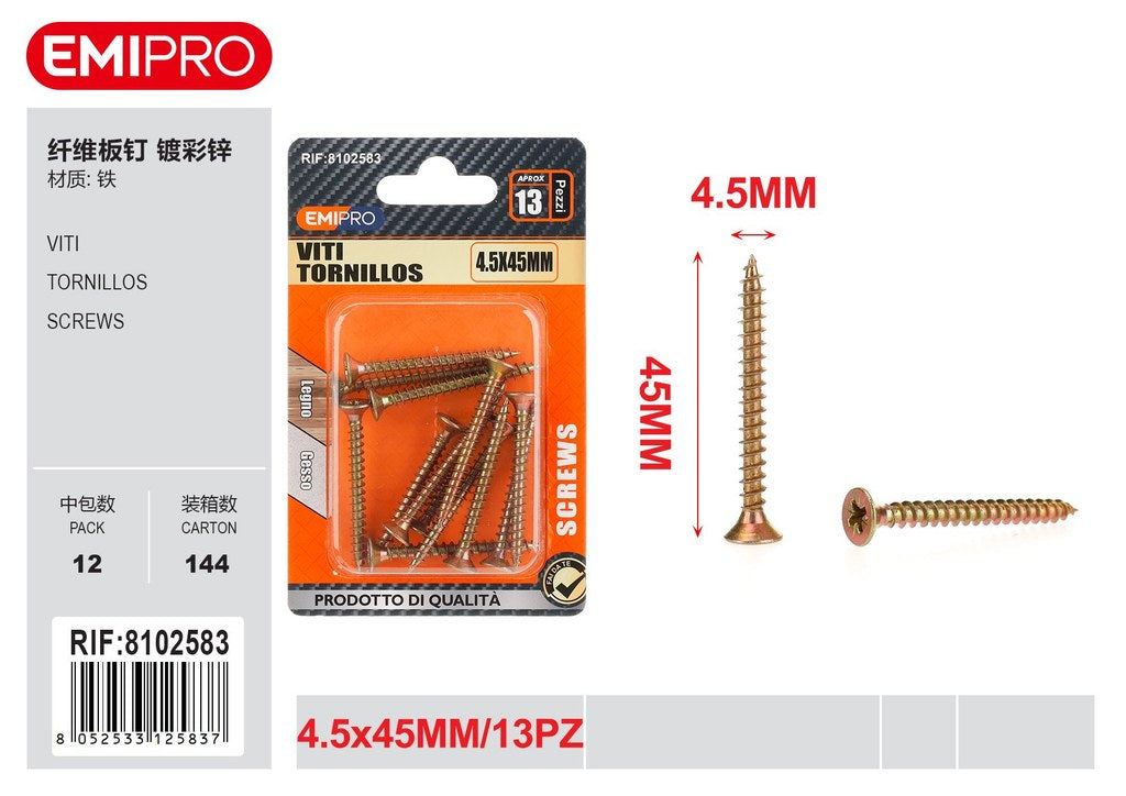 viti 4.5*45mm 13Pcs