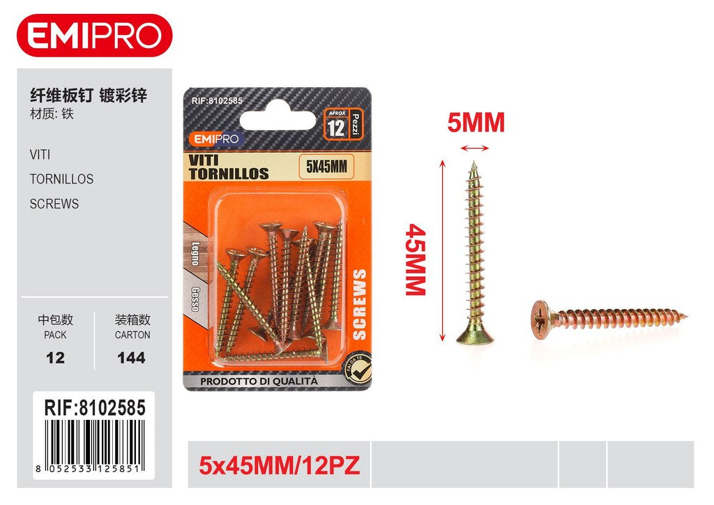 viti 5*45mm 12Pcs