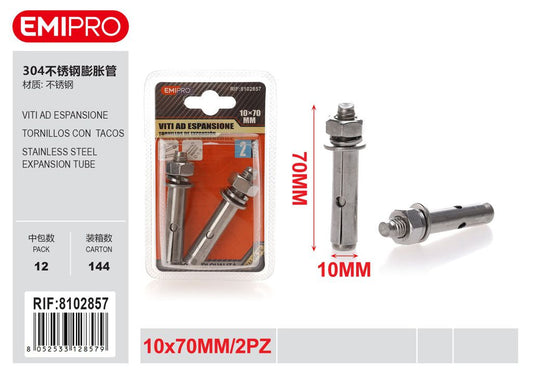 viti Ad Espansione 10*70mm 2Pz