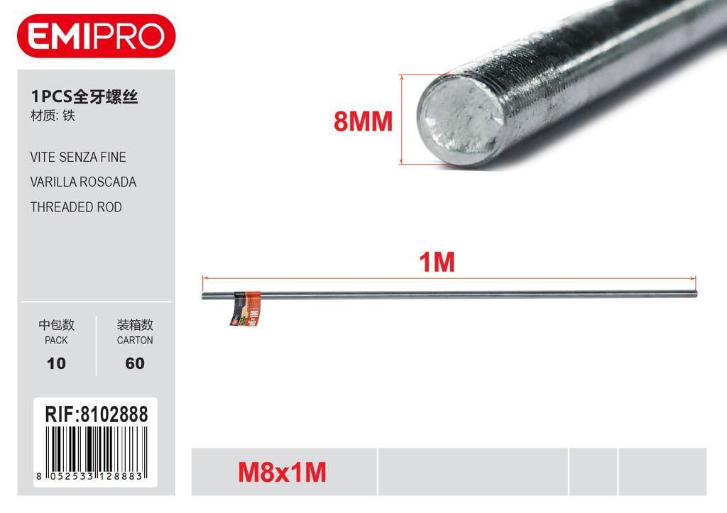 vite Senza Fine M8*1M