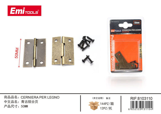 Cerniera Per Legno 50mm