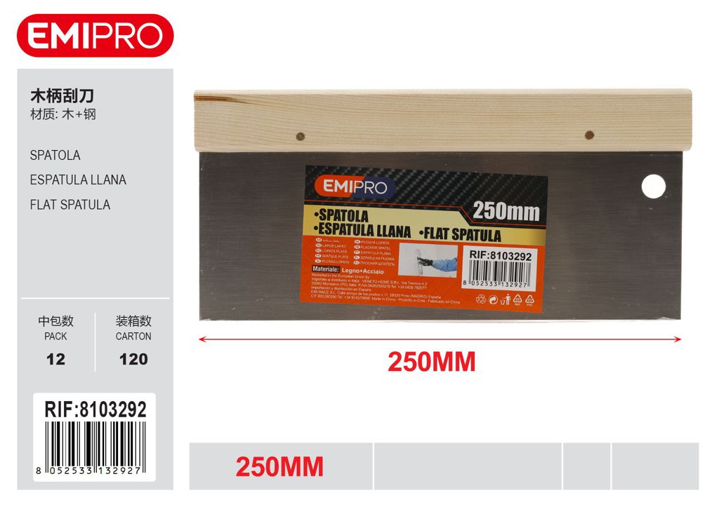 Spatola 250mm