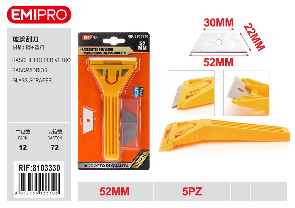 Raschietto Per vetro 6Pcs
