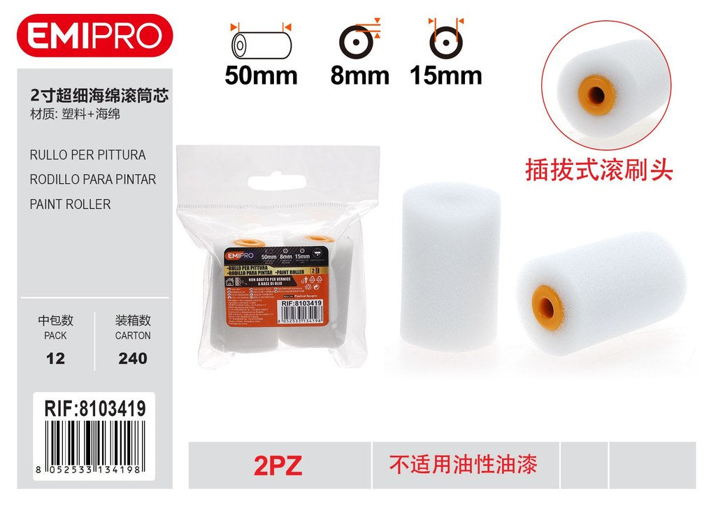 Rullo Per Pittura 50mm 2Pz