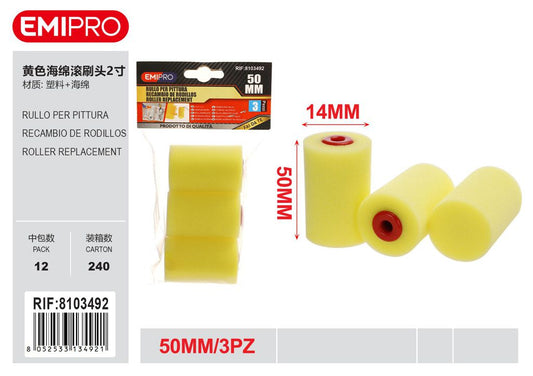 Rullo Per Pittura 1.4*5cm 3Pcs