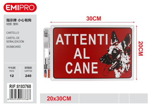 Cartello 20*30cm