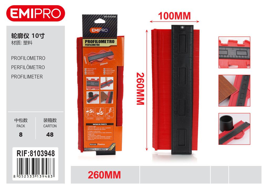 Profilometro 260mm