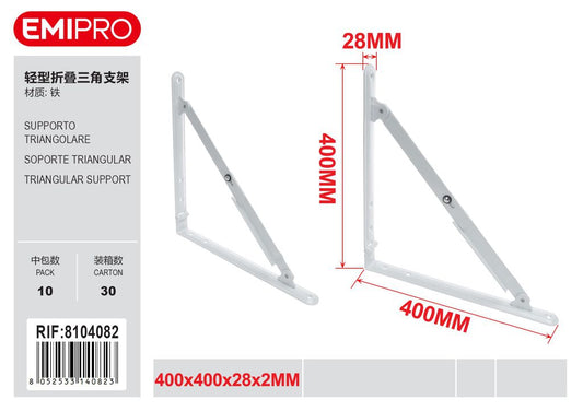 Supporto Triangolare 400*400*28*2mm
