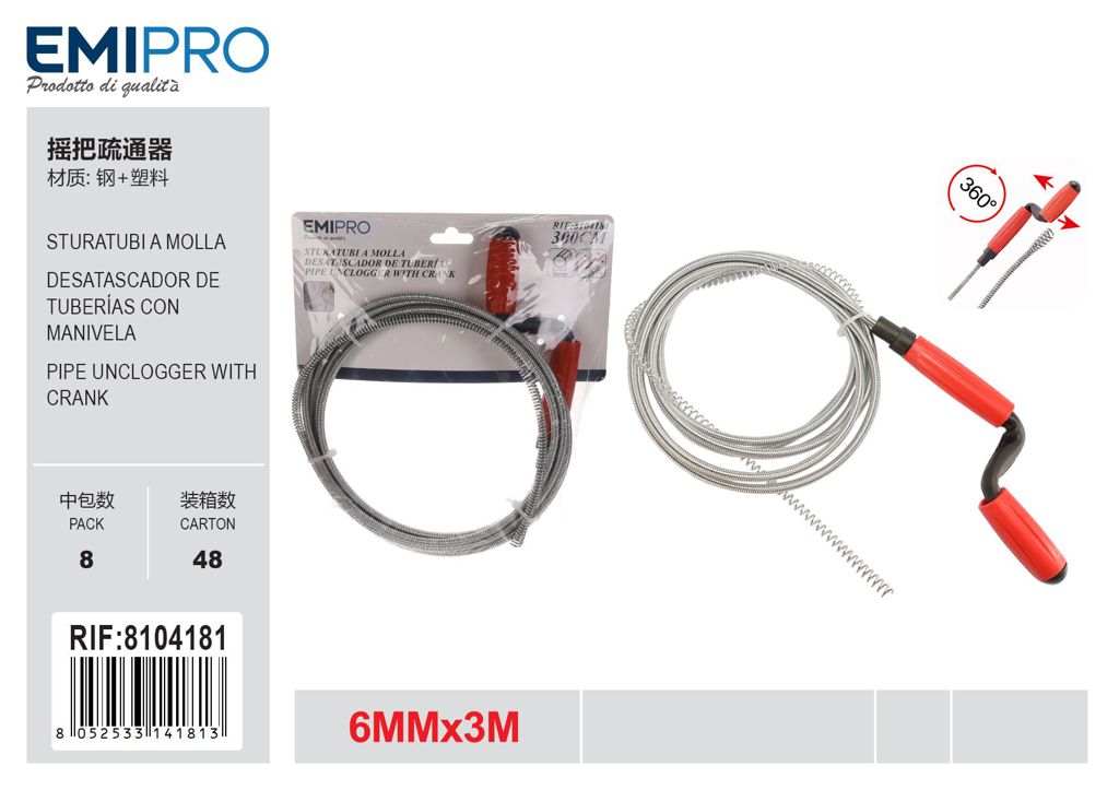 Sturatubi A Molla 6mm*3M