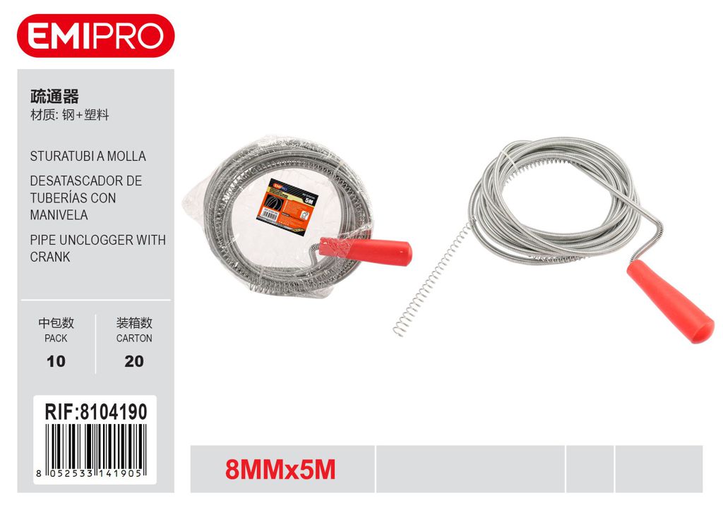 Sturatubi A Molla 8mm*5M