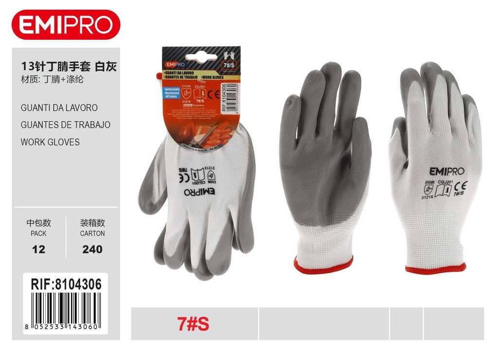 Guanti Da Lavoro In Nitrile S/7