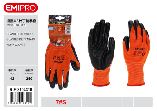 Guanti Da Lavoro In Nitrile S/7
