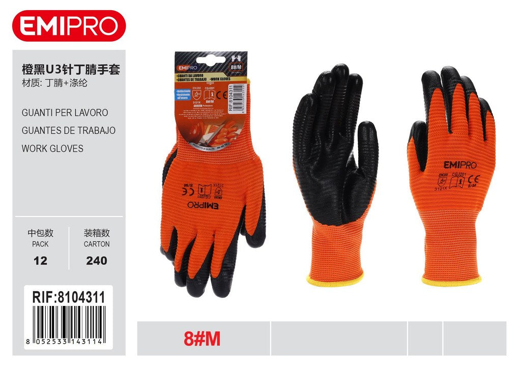 Guanti Da Lavoro In Nitrile M/8