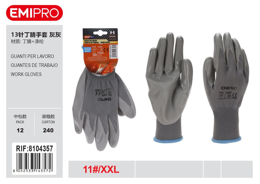 Guanti Da Lavoro In Nitrile Xxl/11