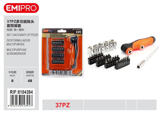 Set Cacciaviti 37 Pezzi