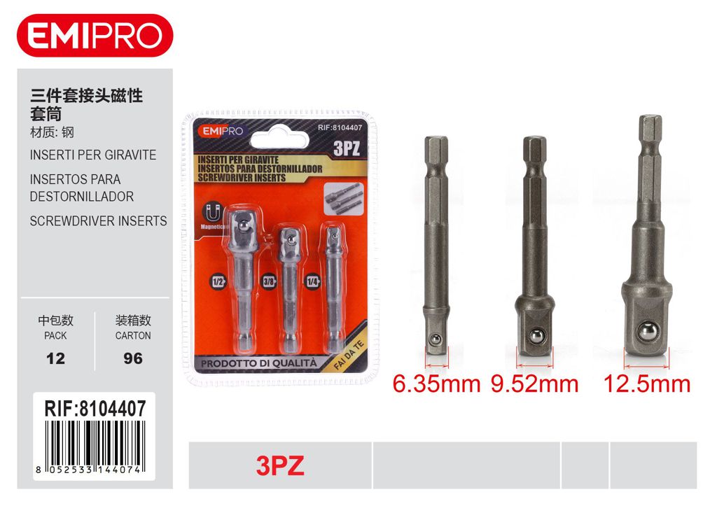 Inserti Per Giravite 3Pz