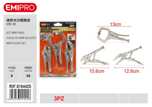 Set Mini Pinze 3Pz