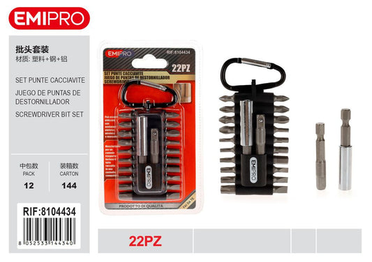 Set Punte Cacciavite 22Pz