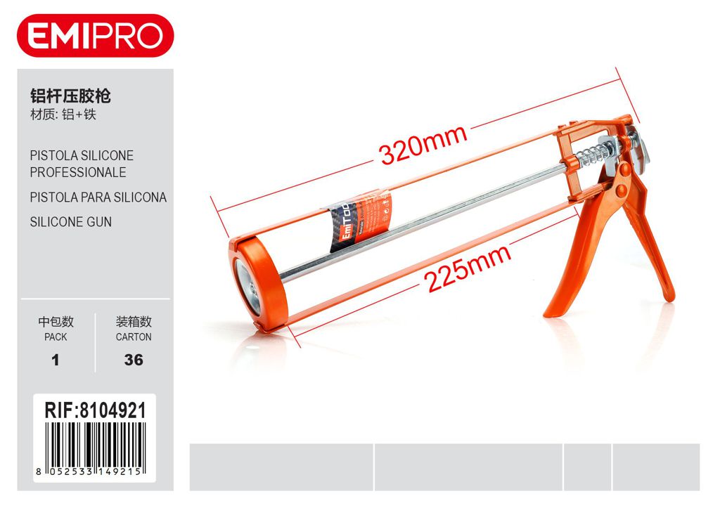 Pistola Silicone Professionale