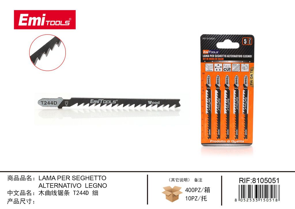 Lama Per Seghetto Alternativo Legno