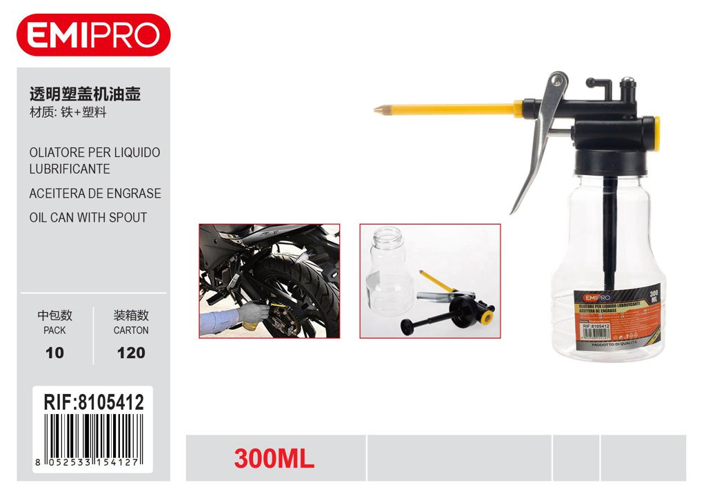 Oliatore Per Liquido Lubrificante 300ml