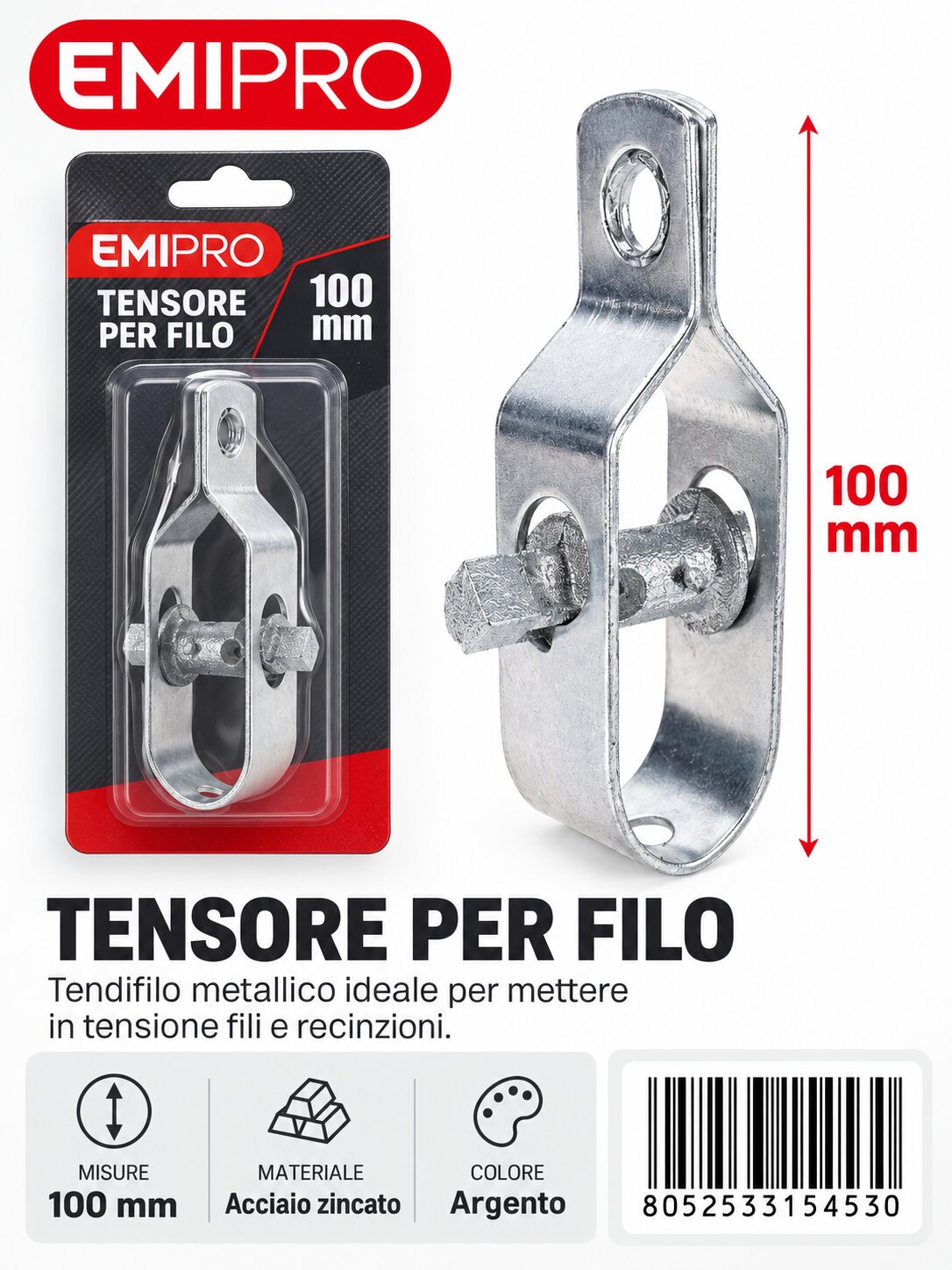 TENSORE PER FILO 100MM