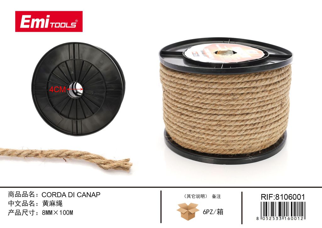 Corda Di Canap 8mm*100M