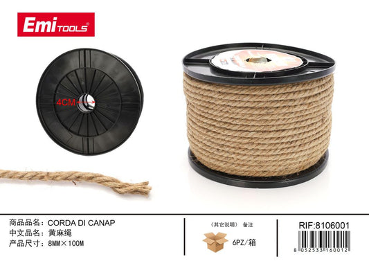 Corda Di Canap 8mm*100M