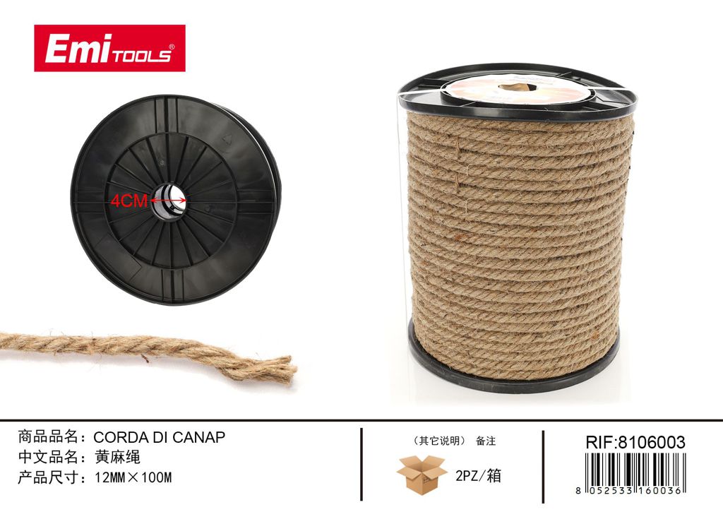 Corda Di Canap 12mm*100M