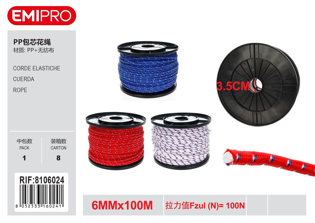 Corde Elastiche 6mm*100M