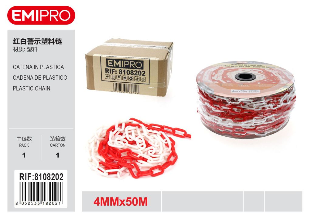 Catena In Plastica 4mm*50M