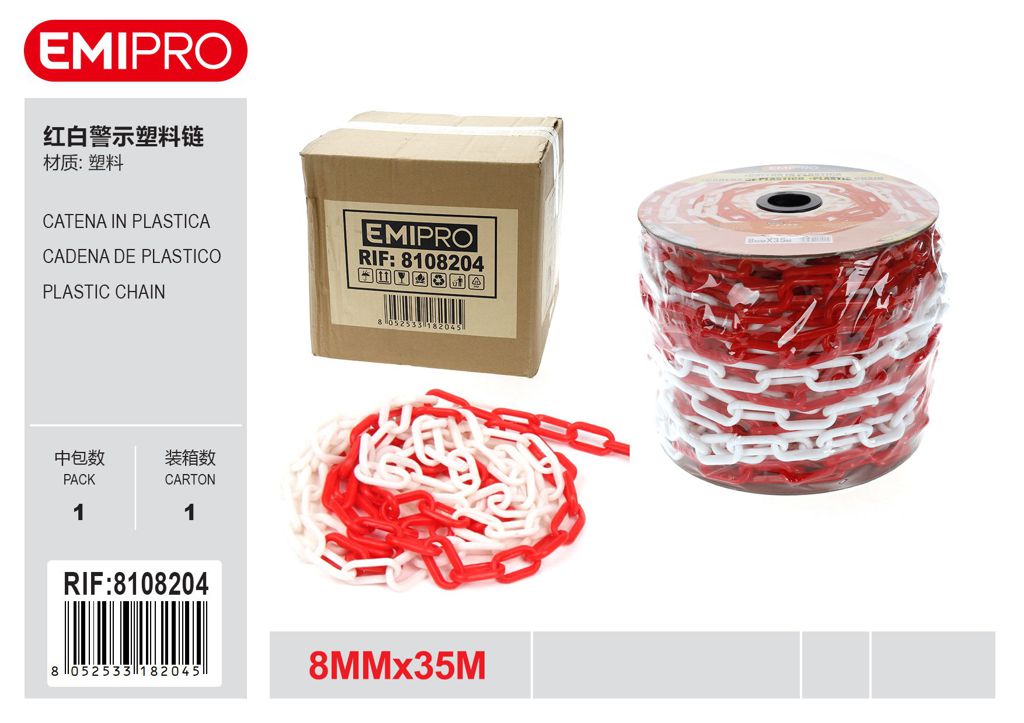 Catena In Plastica 8mm*35M
