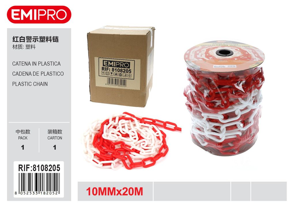 Catena In Plastica 10mm*20M