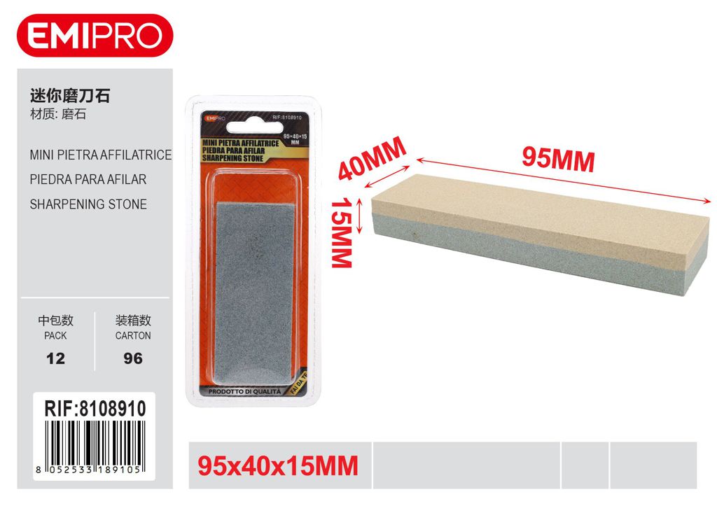 Mini Pietra Affilatrice 95*40*15mm