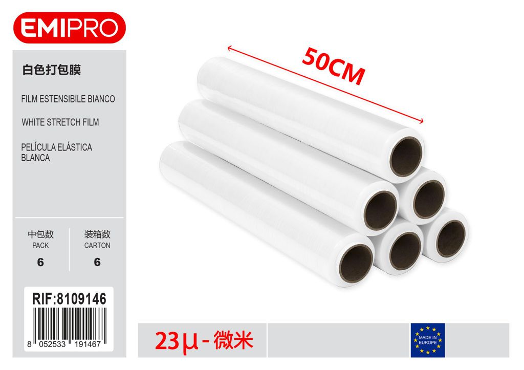 Film Estensibile Bianco 23Mic