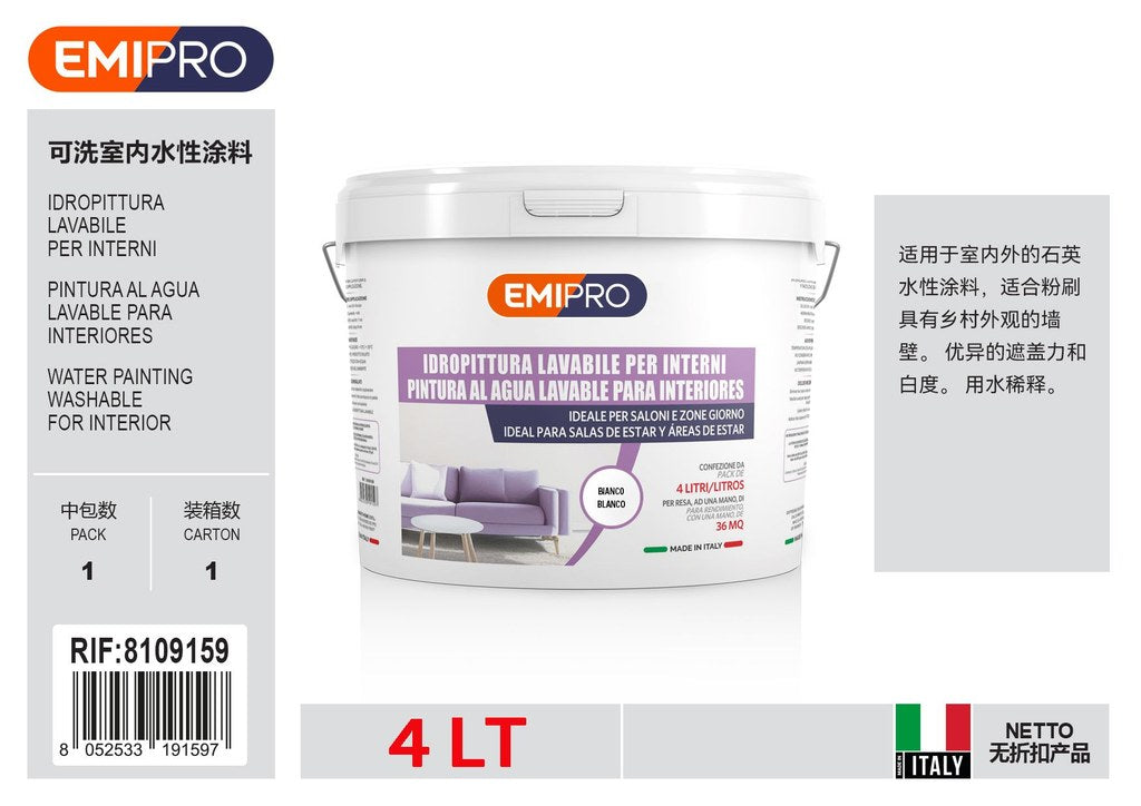 Idropittura Lavabile lt 4