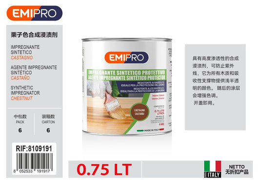 Impregnante Sintetico Castagno lt 0.750