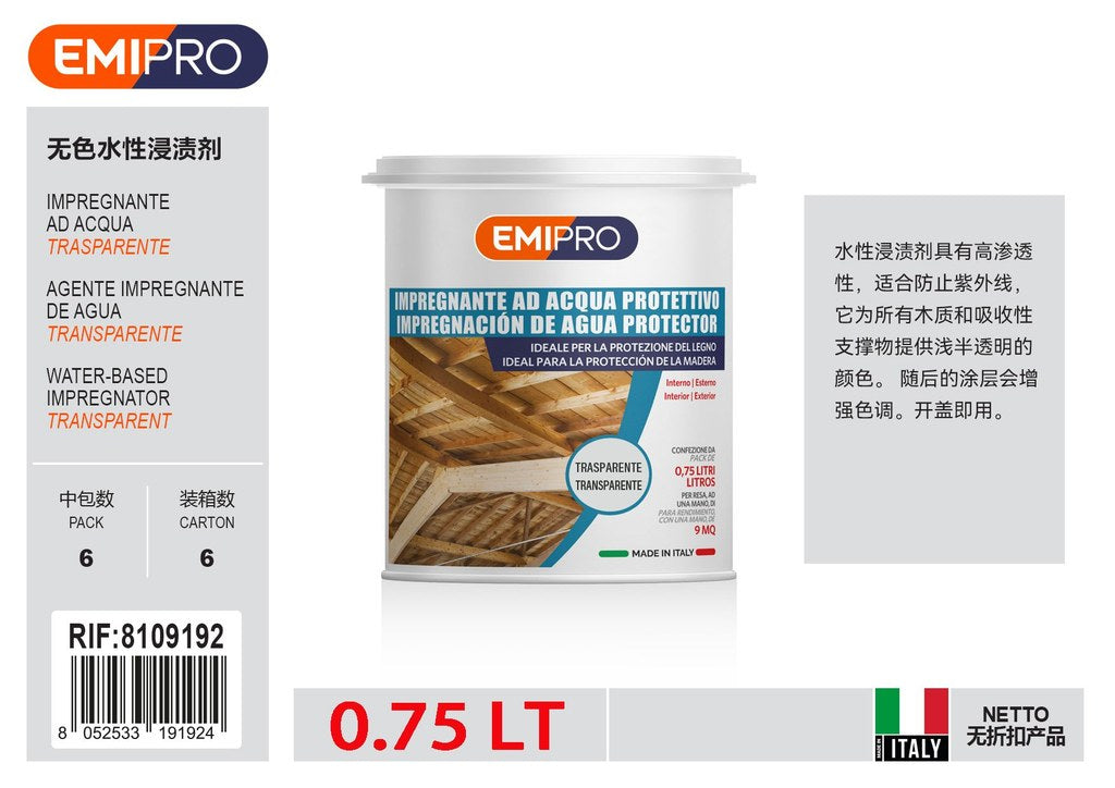 Impregnante All'Acqua Incolore lt 0.750