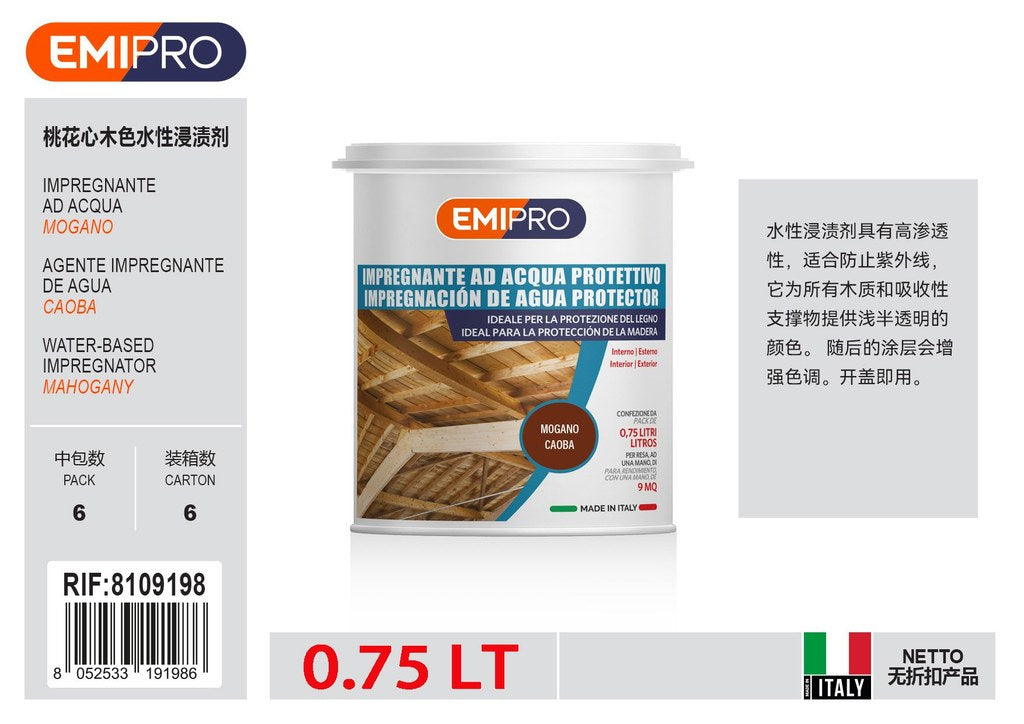 Impregnante All'Acqua Mogano lt 0.750