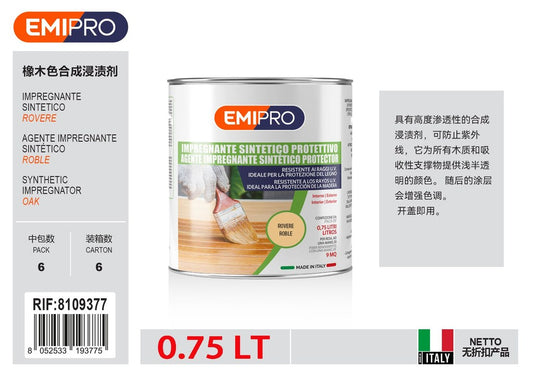 Impregnante Sintetico Rovere lt 0.75