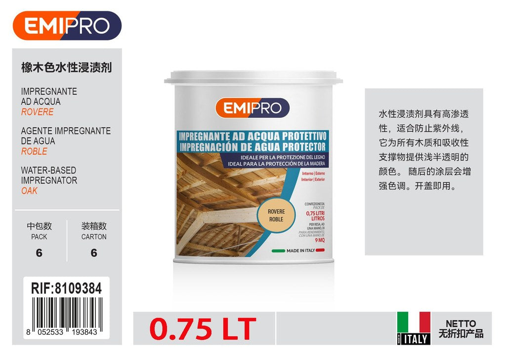 Impregnante All'Acqua Rovere lt 0.75