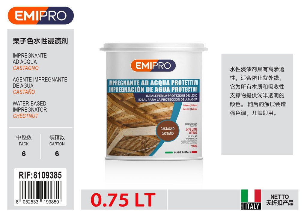 Impregnante All'Acqua Castagno lt 0.75