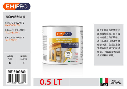Smalto Al Solvente Bianco Talco lt 0.5
