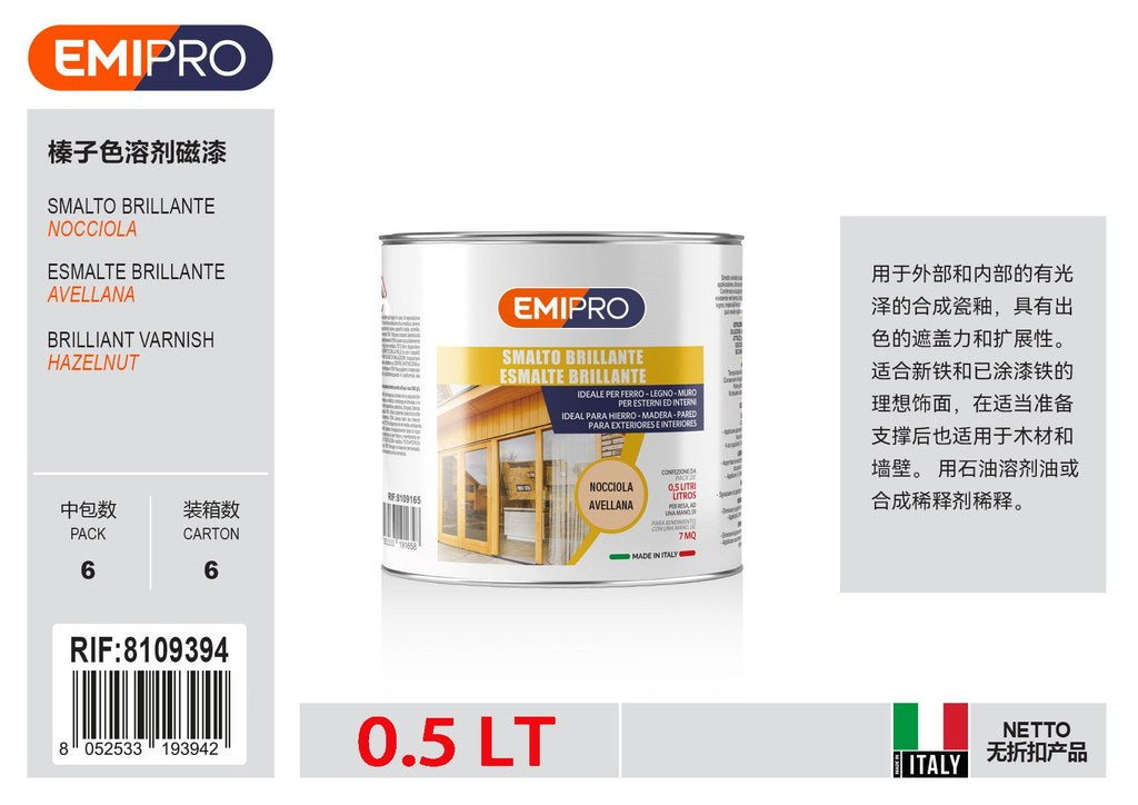 Smalto Al Solvente Nocciola lt 0.5